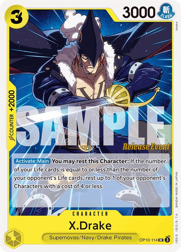 X.Drake [Royal Blood Release Event Cards] | Total Play