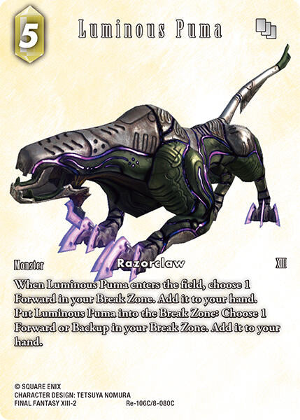 Luminous Puma (Full Art) [Legacy Collection] | Total Play
