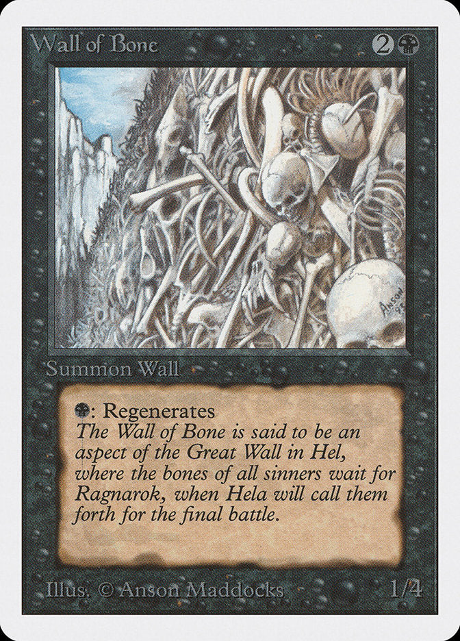 Wall of Bone [Unlimited Edition] | Total Play