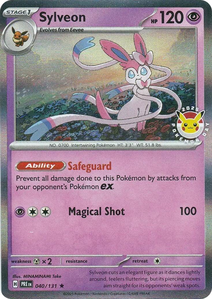 Sylveon (040/131) (Pokemon Day) [Scarlet & Violet: Prismatic Evolutions] | Total Play