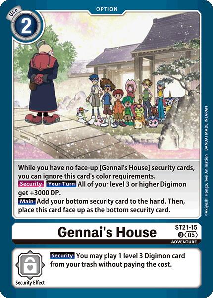 Gennai's House [ST21-15] [Starter Deck: Hero of Hope] | Total Play