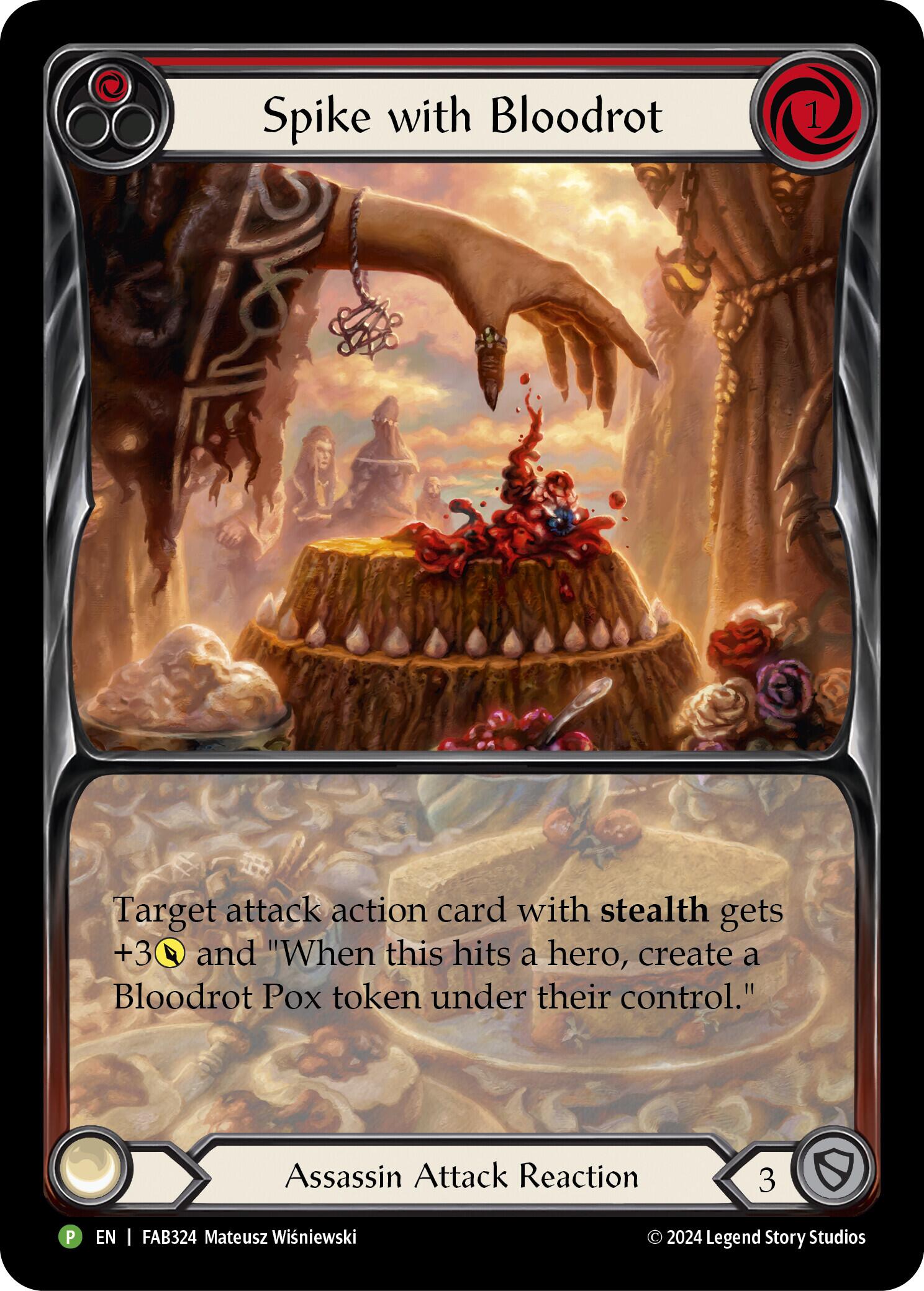 Spike with Bloodrot [FAB324] (Promo)  Rainbow Foil | Total Play