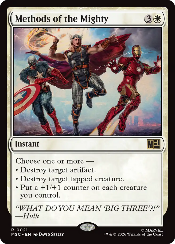Methods of the Mighty [Marvel Super Heroes Commander] | Total Play