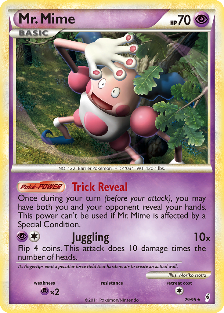 Mr. Mime (29/95) [HeartGold & SoulSilver: Call of Legends] | Total Play