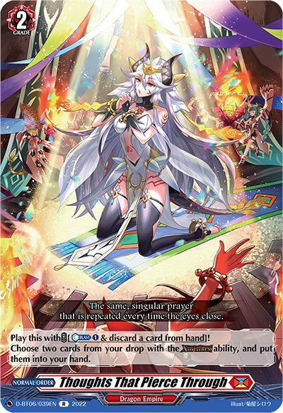 Thoughts That Pierce Through (D-BT06/039EN) [Blazing Dragon Reborn] | Total Play