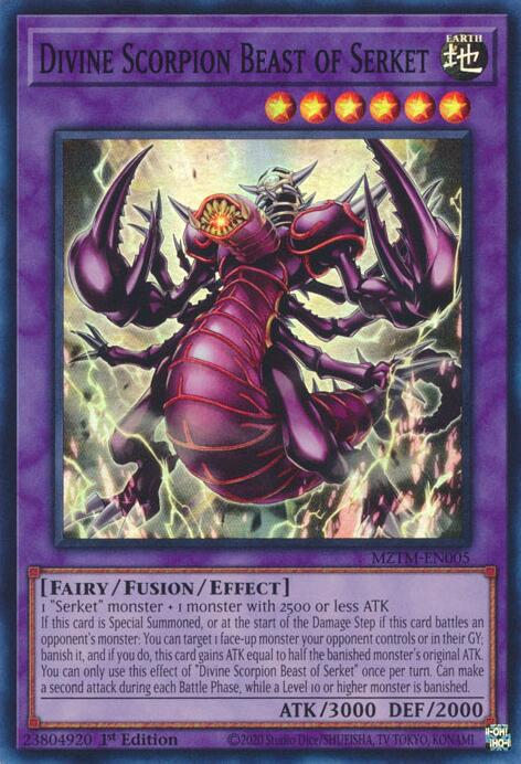Divine Scorpion Beast of Serket [MZTM-EN005] Super Rare | Total Play