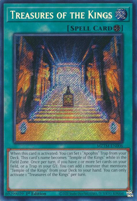 Treasures of the Kings [MZTM-EN006] Secret Rare | Total Play