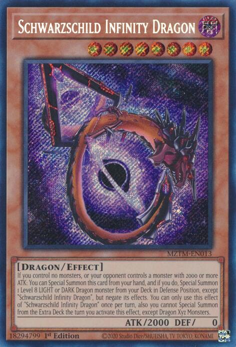 Schwarzschild Infinity Dragon [MZTM-EN013] Secret Rare | Total Play
