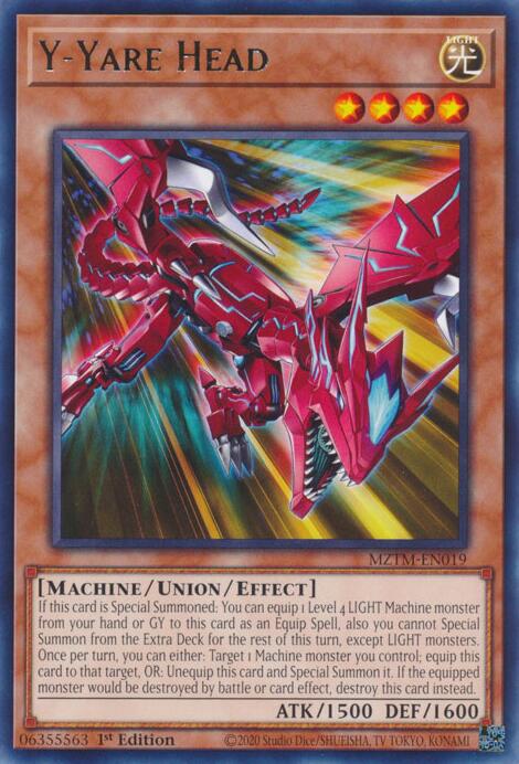 Y-Yare Head [MZTM-EN019] Rare | Total Play