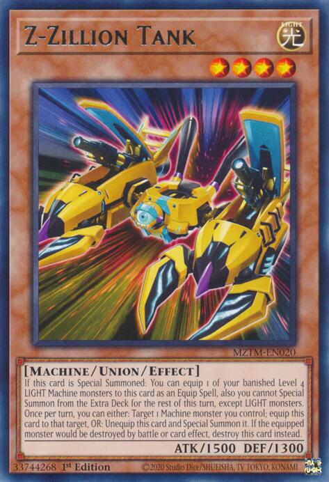 Z-Zillion Tank [MZTM-EN020] Rare | Total Play