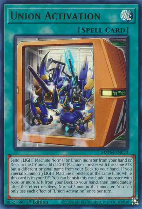 Union Activation [MZTM-EN023] Ultra Rare | Total Play