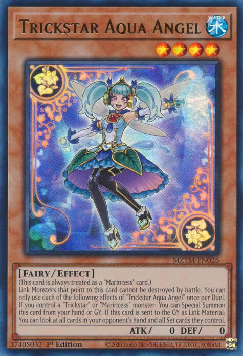 Trickstar Aqua Angel [MZTM-EN026] Ultra Rare | Total Play