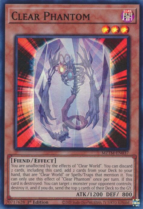 Clear Phantom [MZTM-EN037] Super Rare | Total Play