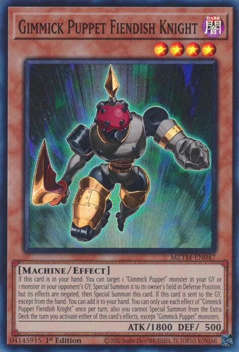 Gimmick Puppet Fiendish Knight [MZTM-EN047] Super Rare | Total Play