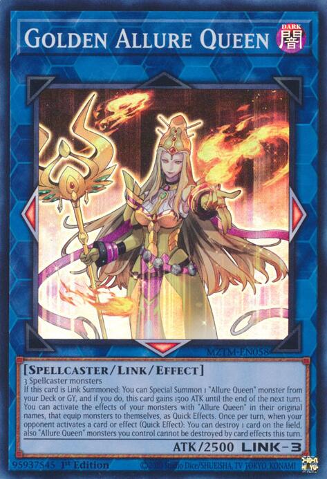 Golden Allure Queen [MZTM-EN058] Super Rare | Total Play