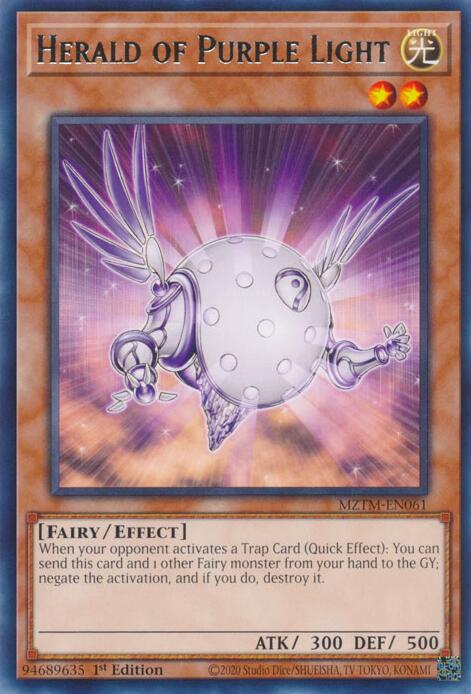 Herald of Purple Light [MZTM-EN061] Rare | Total Play