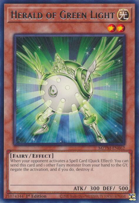 Herald of Green Light [MZTM-EN062] Rare | Total Play
