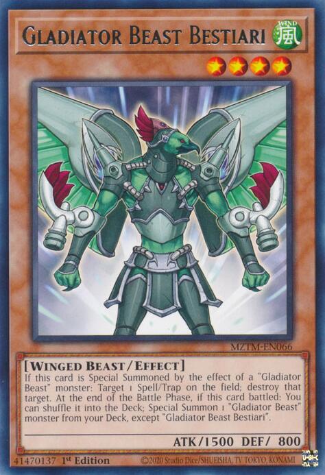 Gladiator Beast Bestiari [MZTM-EN066] Rare | Total Play