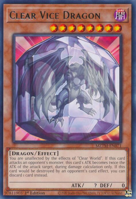 Clear Vice Dragon [MZTM-EN071] Rare | Total Play