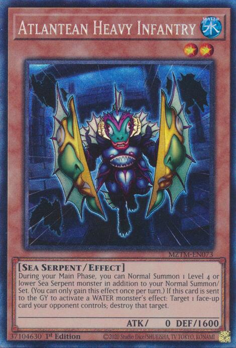 Atlantean Heavy Infantry (Collector's Rare) [MZTM-EN073] Collector's Rare | Total Play