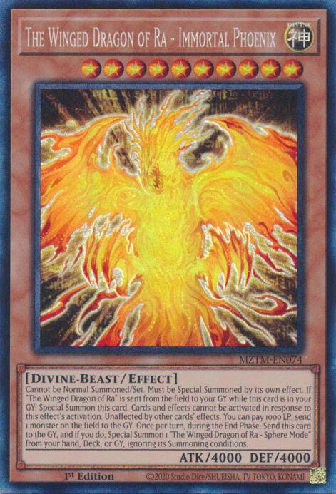 The Winged Dragon of Ra - Immortal Phoenix (Collector's Rare) [MZTM-EN074] Collector's Rare | Total Play