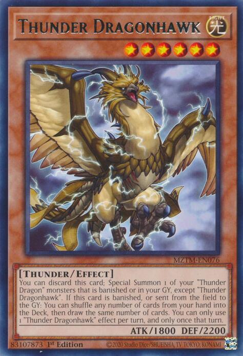 Thunder Dragonhawk [MZTM-EN076] Rare | Total Play