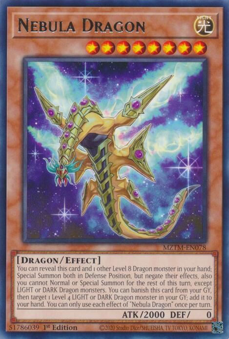 Nebula Dragon [MZTM-EN078] Rare | Total Play