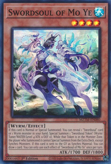 Swordsoul of Mo Ye [MZTM-EN080] Super Rare | Total Play