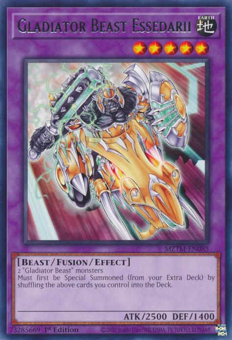 Gladiator Beast Essedarii [MZTM-EN085] Rare | Total Play