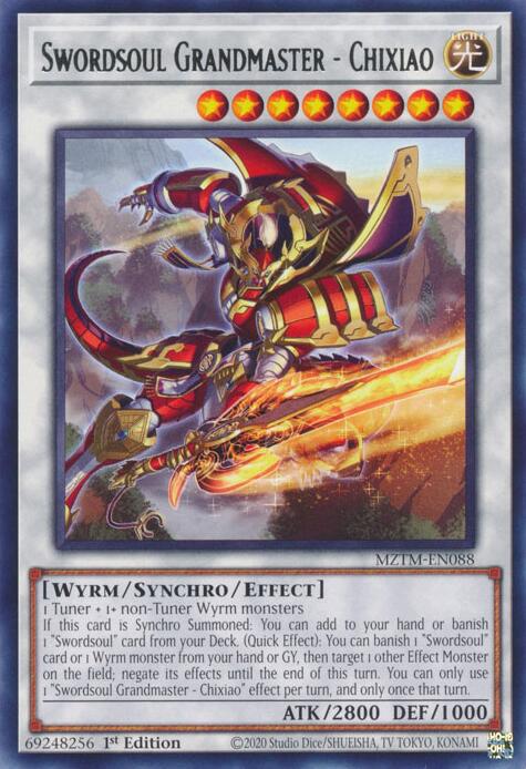 Swordsoul Grandmaster - Chixiao [MZTM-EN088] Rare | Total Play