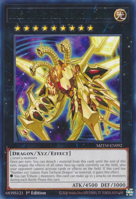 Number C107: Neo Galaxy-Eyes Tachyon Dragon [MZTM-EN092] Rare | Total Play