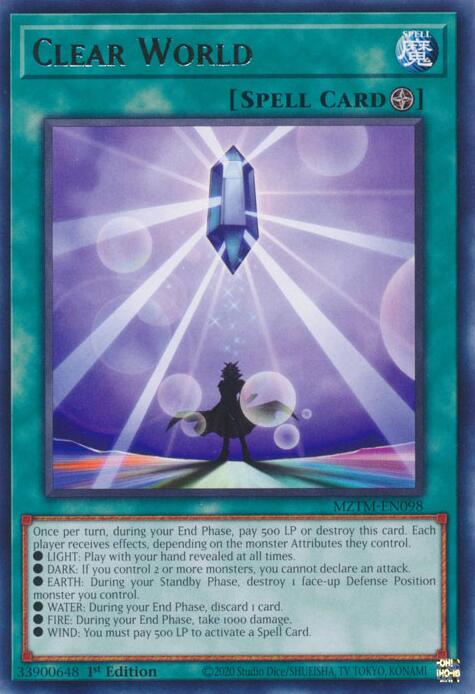 Clear World [MZTM-EN098] Rare | Total Play
