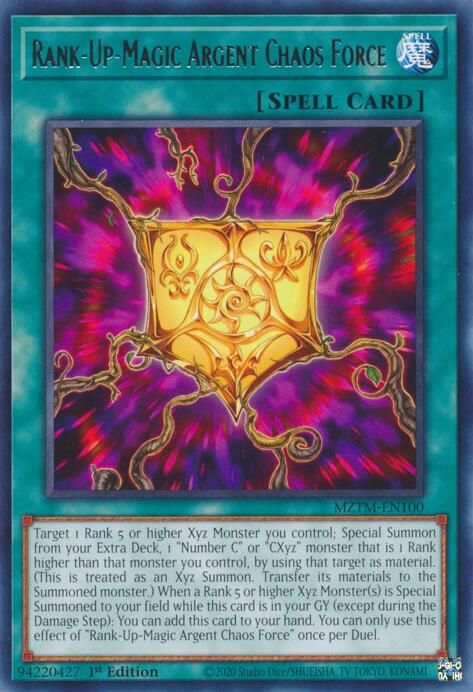 Rank-Up-Magic Argent Chaos Force [MZTM-EN100] Rare | Total Play