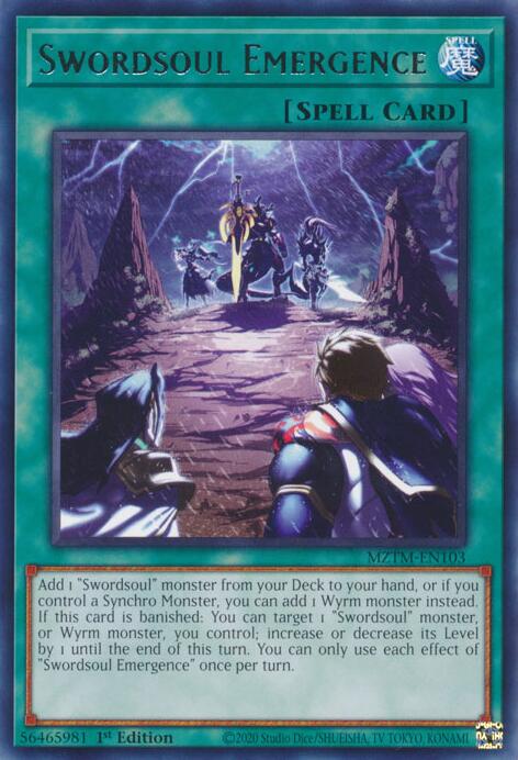 Swordsoul Emergence [MZTM-EN103] Rare | Total Play