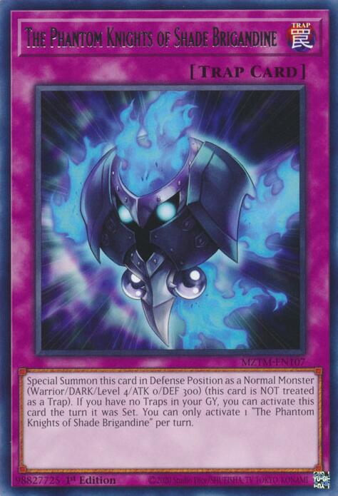 The Phantom Knights of Shade Brigandine [MZTM-EN107] Rare | Total Play