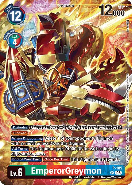 EmperorGreymon [P-185] (BT-21: Illustration Celebration Pack) [World Convergence] | Total Play