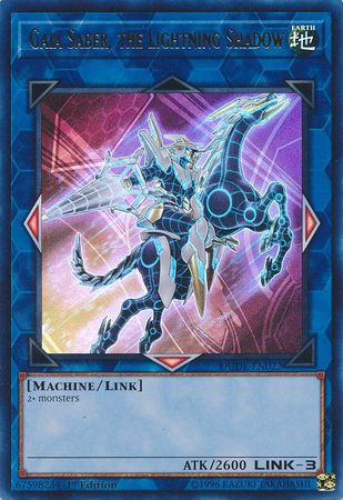 Gaia Saber, the Lightning Shadow [DUDE-EN022] Ultra Rare | Total Play