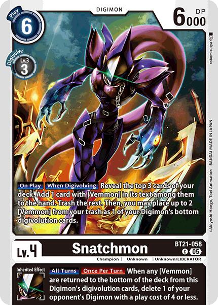 Snatchmon [BT21-058] [World Convergence] | Total Play