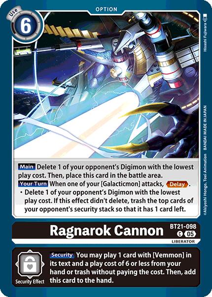 Ragnarok Cannon [BT21-098] [World Convergence] | Total Play