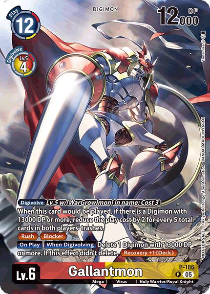 Gallantmon [P-186] (BT-21: Illustration Celebration Pack) [World Convergence] | Total Play