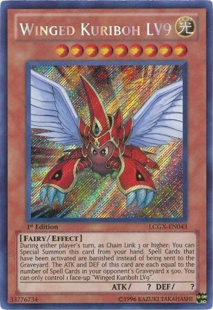 Winged Kuriboh LV9 [LCGX-EN043] Secret Rare | Total Play