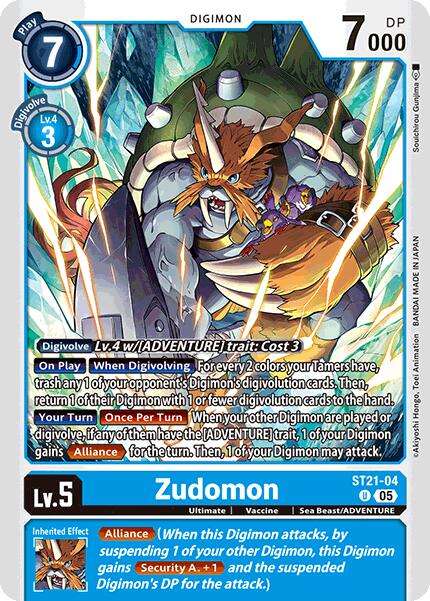 Zudomon [ST21-04] [Starter Deck: Hero of Hope] | Total Play