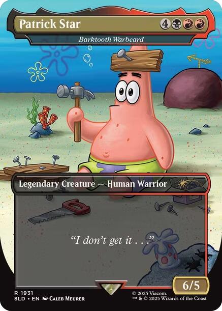 Patrick Star - Barktooth Warbeard [Secret Lair Drop Series] | Total Play