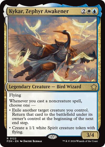 Kykar, Zephyr Awakener (Promo Pack) [Foundations Promos] | Total Play