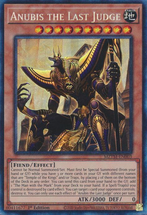 Anubis the Last Judge (Collector's Rare) [MZTM-EN003] Collector's Rare | Total Play