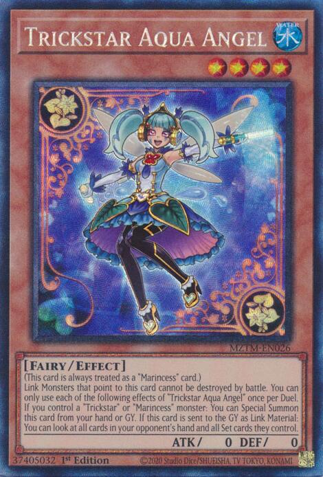 Trickstar Aqua Angel (Collector's Rare) [MZTM-EN026] Collector's Rare | Total Play