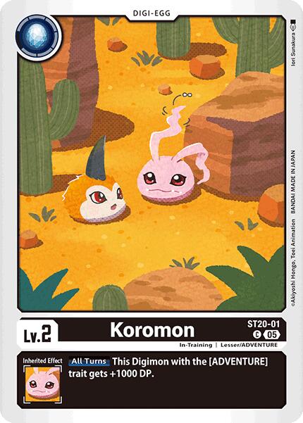 Koromon [ST20-01] [Starter Deck: Protector of Light] | Total Play