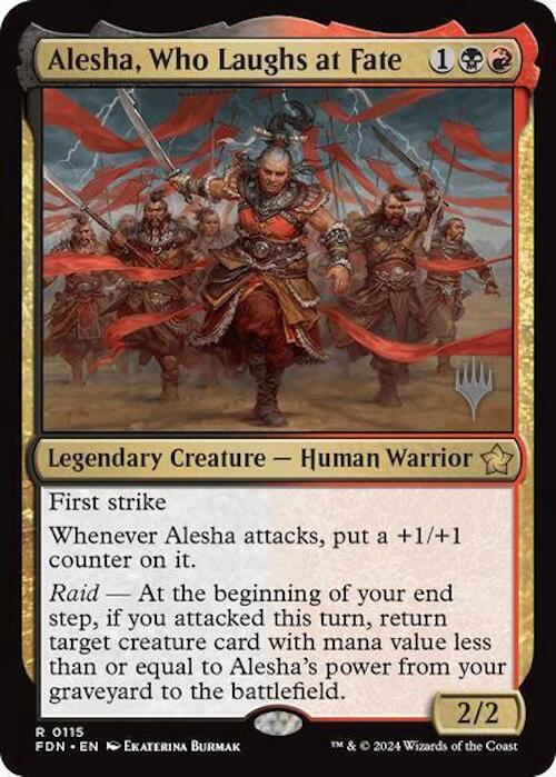 Alesha, Who Laughs at Fate (Promo Pack) [Foundations Promos] | Total Play