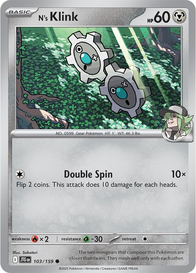 N's Klink (103/159) [Scarlet & Violet: Journey Together] | Total Play