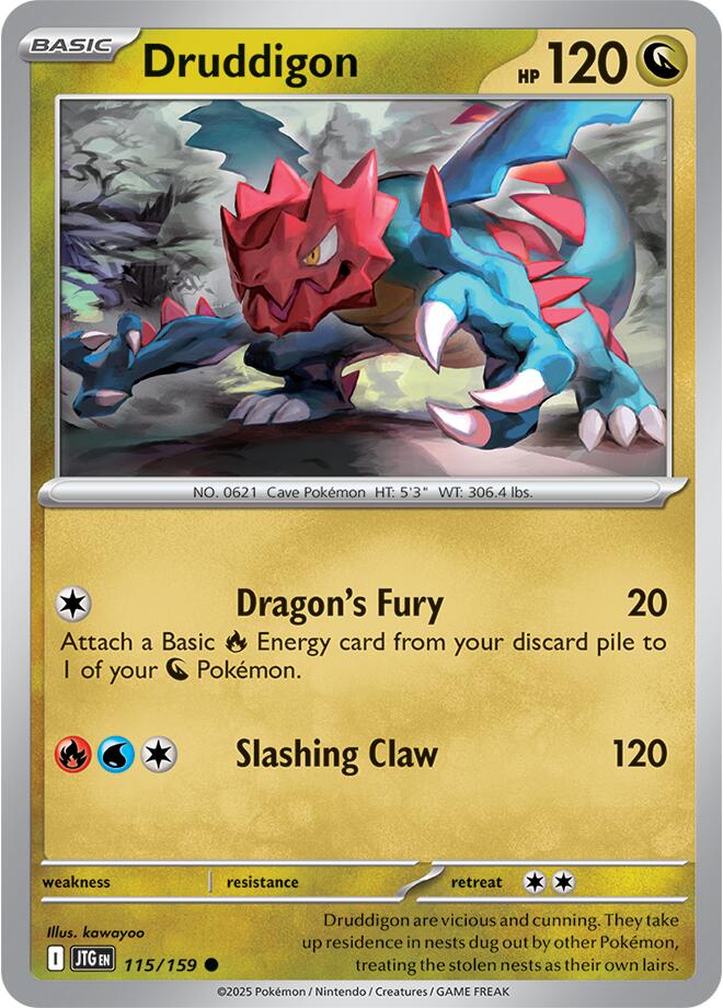 Druddigon (115/159) [Scarlet & Violet: Journey Together] | Total Play